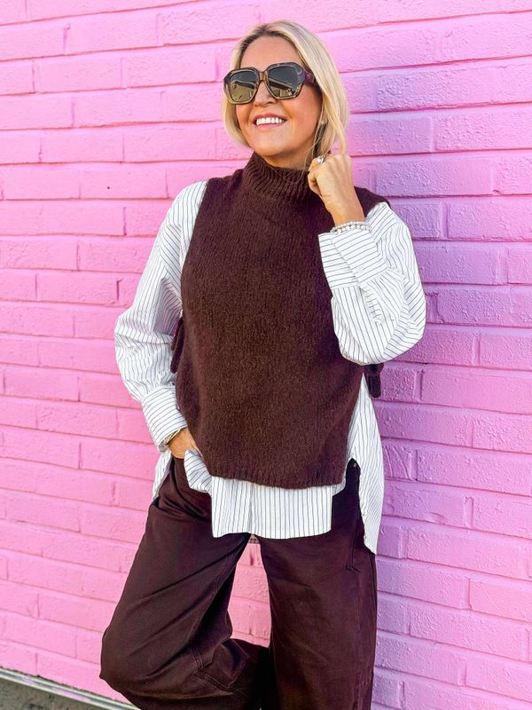 Alpaca Knit Vest