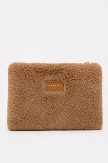 Hovedbilde Fur Brown Clutch Sorena