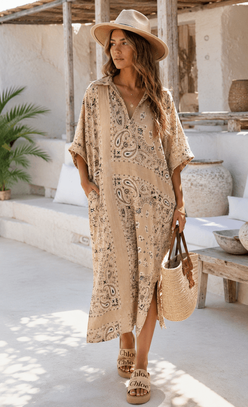 Bandana Cotton Dress Love Forever