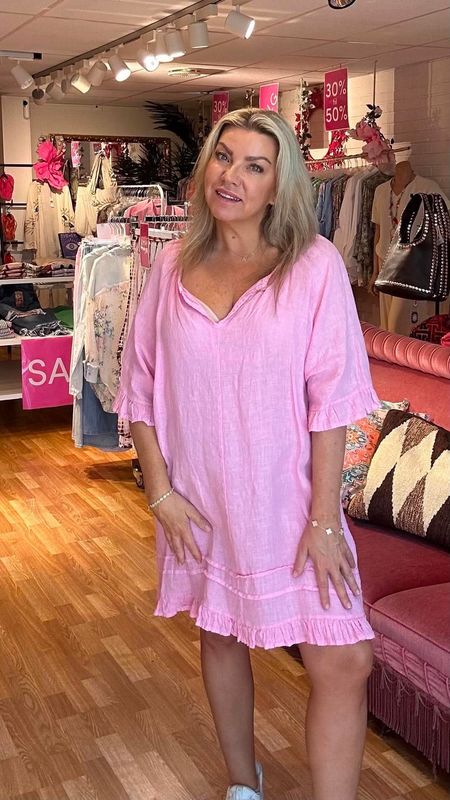 Lily Linen Dress