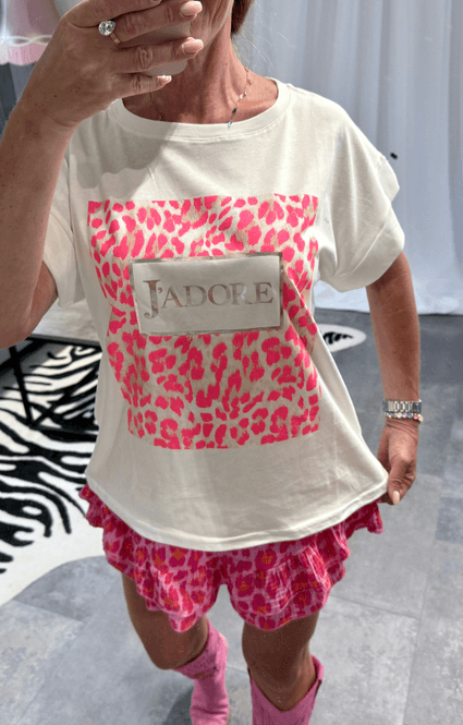 Hovedbilde J'adore White Tee Love ...