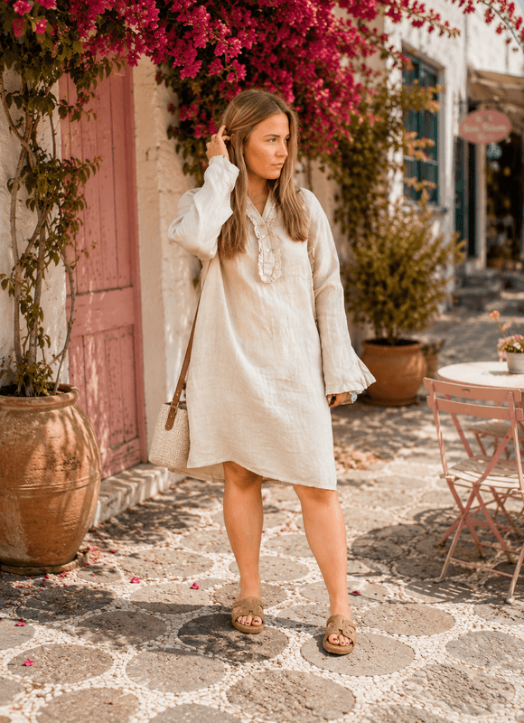 Naomi Linen Dress Love Forever