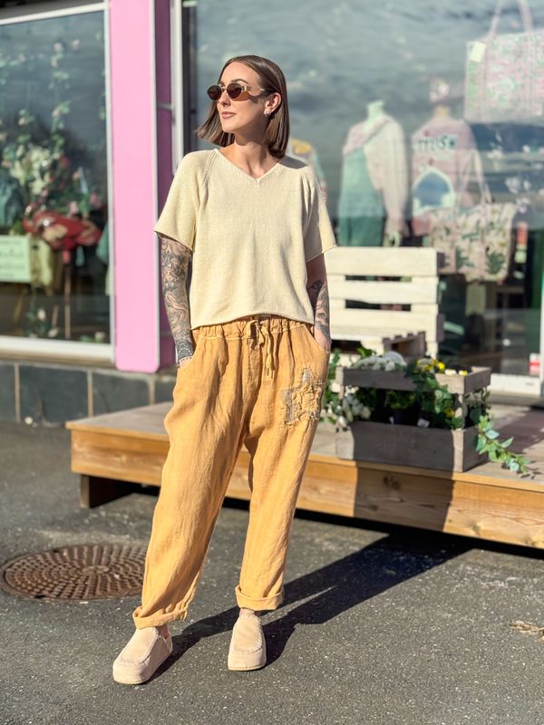 Star Linen Pant