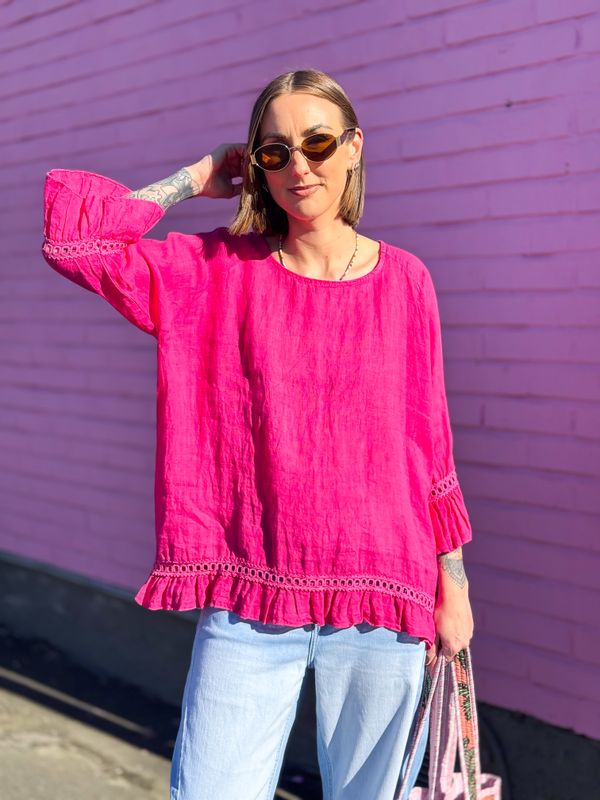 Mali Linen Top