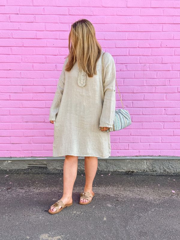 Naomi Linen Dress Love Forever