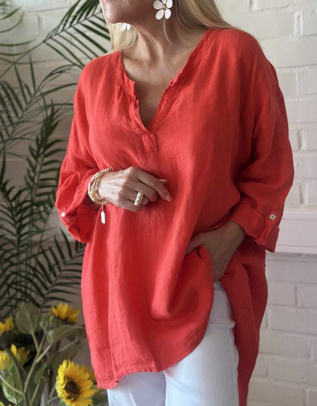 Oversized Petra Linen Shirt 