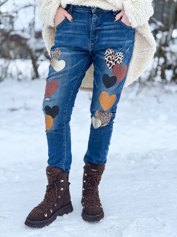 Heart Patch Jeans