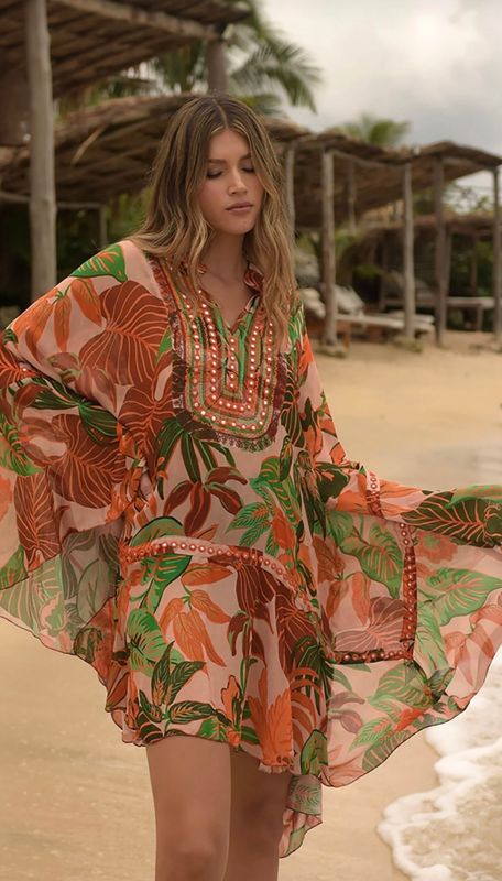 Aleida Short Caftan Miss June