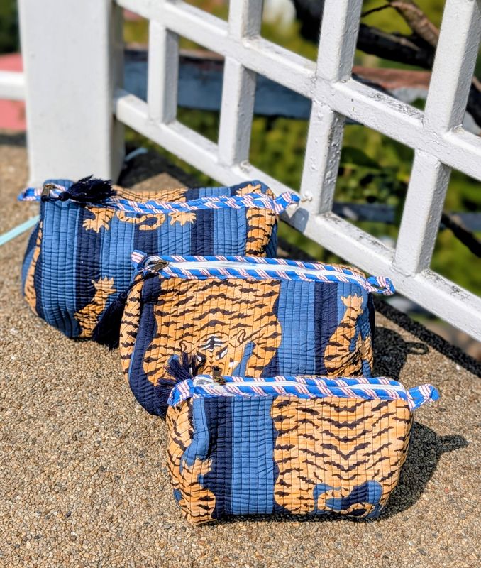 Toilet Bag Tiger 3 Pieces