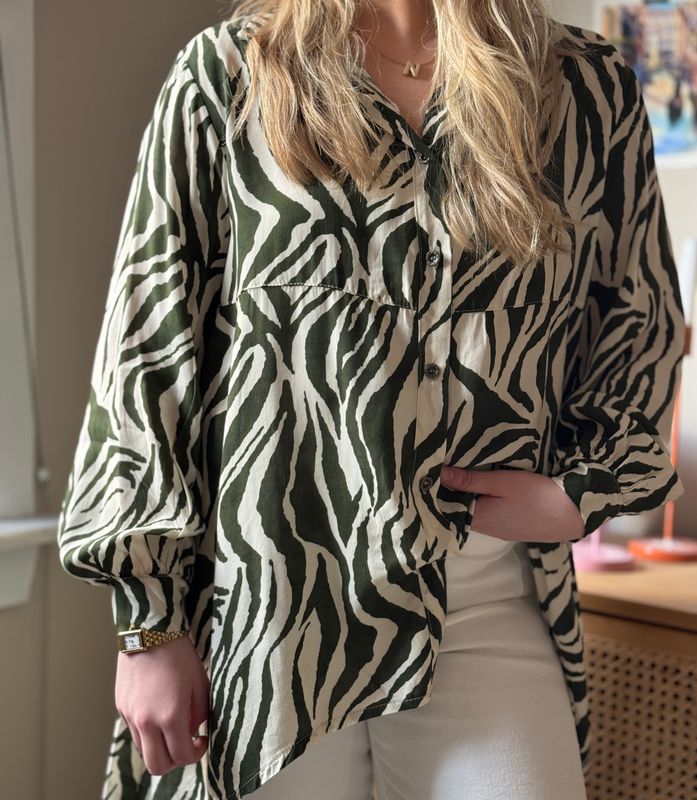 Zebra Long Shirt