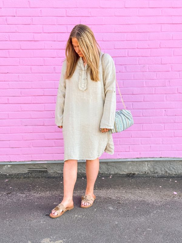 Naomi Linen Dress Love Forever