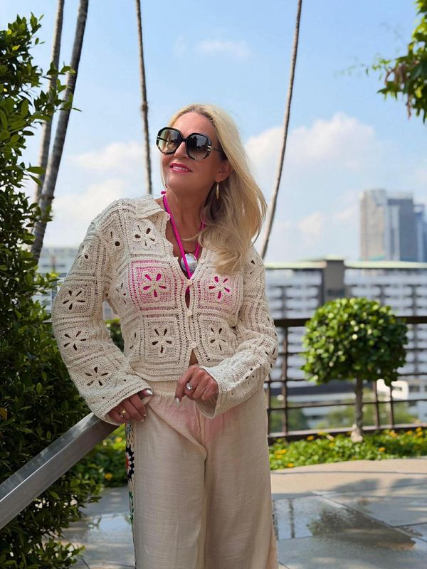 Crochet Shirt Jacket