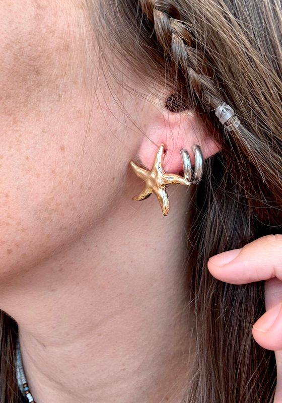Seastar Gold Earrings
