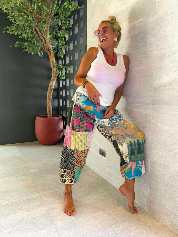Boho Comfy Patch Pant