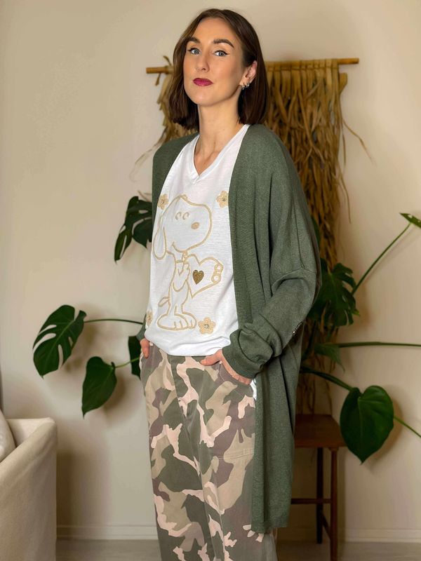 Skull Viscose Cardigan