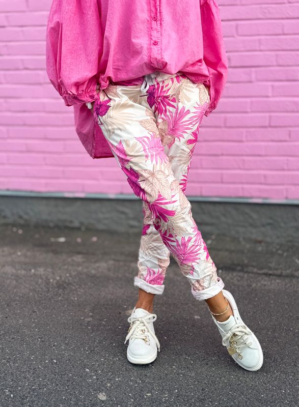 Leaf Summer Stretchy Pant