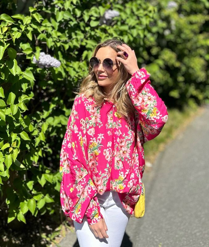 Rose Oversized Blouse