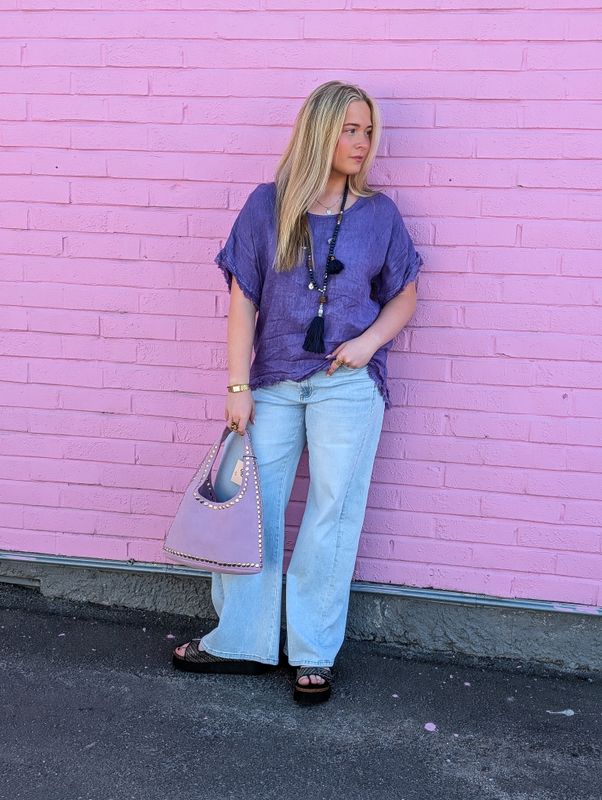 Raw Linen Top 