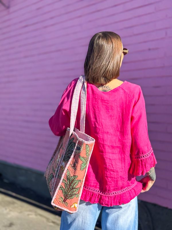 Mali Linen Top